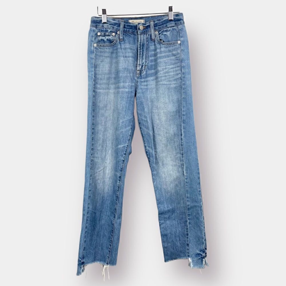 Madewell The Perfect Summer Jeans Size 26 High Waist Raw Hem
